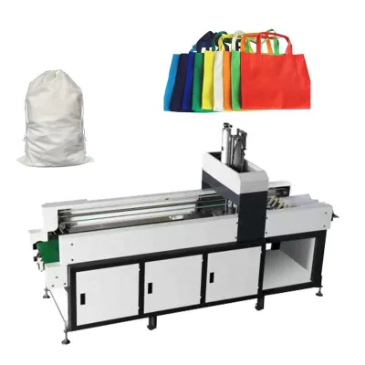 Non Woven Shopping Bag Making Machine with Handle Loop 380V Made in China