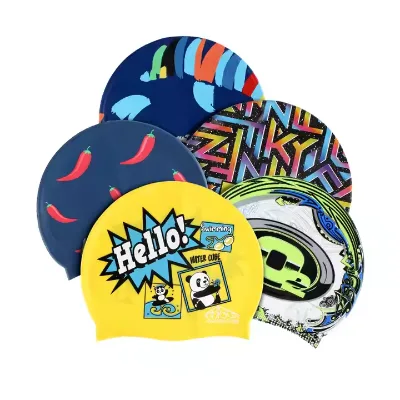 Small Moq Swim Cap High Quality Swimming Hats Wholesale Silicone Swimming Cap