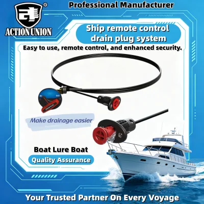 Remote-controlled Drainage Plug System, Suitable for Various Types of Boats and Kayaks, Can Be Easily Installed in a 1-inch Hole