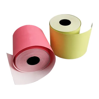 Custom Pantone Color High Smoothness Thermal Paper Rolls Solid Color Pre-Printed Long Storage Receipt Paper OEM Service for