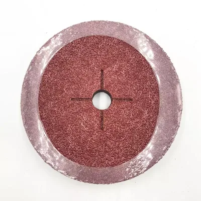 180*22mm Cross Hole Fiber Disc Aluminum Oxide Grit Number From 16-120#