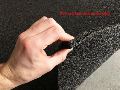 Multi Size Roll Type Single/Mixed Color PVC Cushion Mat 0.4-1.1mm Diameter Silk Thread for Apartment Entrance Decoration