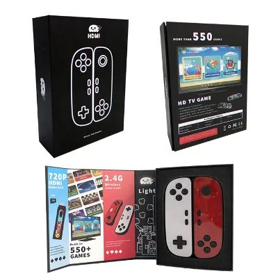 CTH1 High Quality 2.4G Wireless Motion Game Console Video HD Output Gamepad Build in 562 Gaming Game