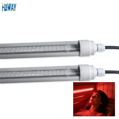 Double Row Red 630nm 730nm 850nm 910nm IR Light 30W T10 Led Tube Light for Health and Beauty Equipment Sauna Room Lighting