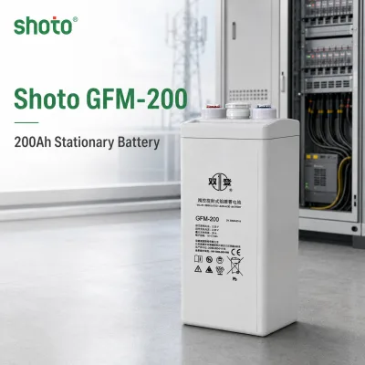 Reston SHOTO Battery with 2 V300ah2v500ah2v600ah2v800ah Room GFM - 200 Solar Energy Storage Batteries Lead Acid Battery