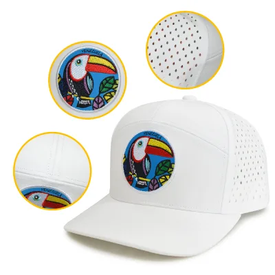 Quick Dry Mesh Golf Hat SPF Breathable Laser Cut Hole Foldable Waterproof Sports Cap Fashion Fishing Tennis Running Hunting
