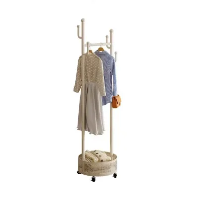 Multi-Function Metal Clothes Hanger with Removable Thickened Hanging Bag Coat Stand