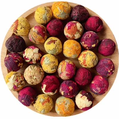 Direct Supply Handmade Dragon Pearl Blooming Tea Yunnan Natural Dried Flowers Health Tea Custom Flexible Direct Tea Blooming Tea