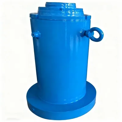 Factory Superior Thrust Boom Tilt Heavy Duty Round Flange Customized Press Cylinder Steering Industrial Grade Hydraulic Cylinder