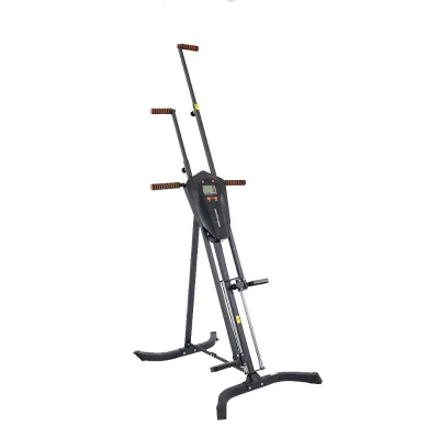 Vertical Climber Exercise Machine Steel Frame Home Gym Full Body Workout Climbing Fitness Equipment for Indoor Cardio Training