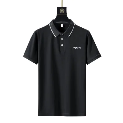 AI-MICH Promotional 100% Cotton T T-shirts Wholesale Stylish Customize Sports Black for Men Golf Polo Shirts
