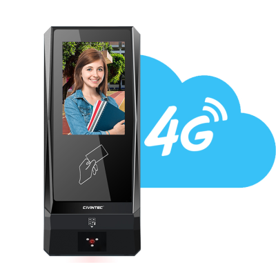 4G SIM Card Linux HTTP Web Server Real-time Access Control System with RFID NFC Reader 3.5" Touch Screen for Weatherproof