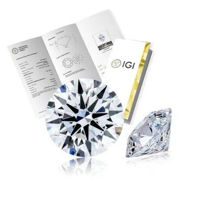 High Quality Lab Grown Diamond 3 Carat DEF Vs Round Brilliant Cut Diamond White Loose Diamond Mpcvd Machine Growing