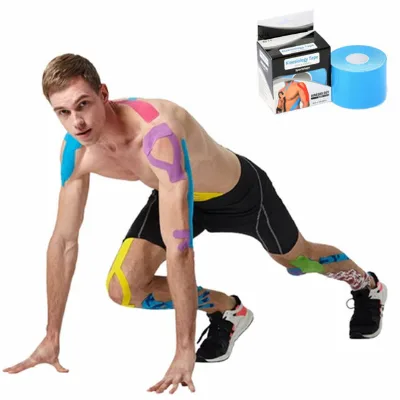 Waterproof Athletic Sports Tape Knee Paste Elastic Muscle Tape Kinesiology