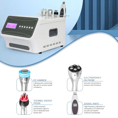 Portable RF Beauty Machine for Skin Repair Tightening Facial Cleaning Equipment for Salon Use Skin Rejuvenation Facelift