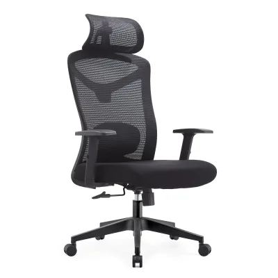 Cheap Mesh Conference Office Chair with Adjustable Armrest for Home Office School Hospital-Mid Back Ergonomic Design
