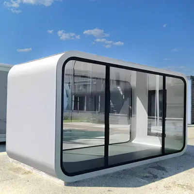Hight Quality Apple Pod Cabins Environmentally Friendly Waterproof Space Capsule House Ready to Ship Apple Cabin for Glamping
