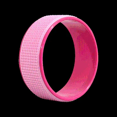 Open Back Yoga Wheel for Beginners Home Pilates Ring Equipment Fitness Artifact Roller Ring Made of EVA and ABS