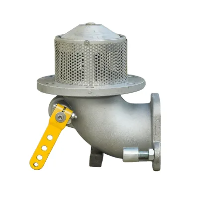 4 Inch Manual Aluminum Alloy Submarine Valve Outlet