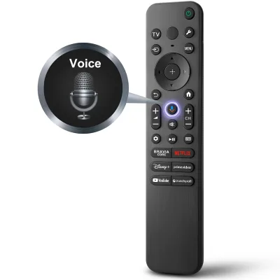 Replacement for Sony TV Remote Control Compatible with Sony Bravia Smart LED & OLED Series TVs with Voice Control