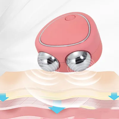 Micro Current Beauty Instrument Double 3D Roller Massager Beauty Massager Face Slimming Instrument