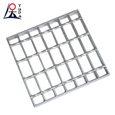 Hot Dipped Galvanized Steel Grating Pressure Locked Steel Grate for Drainage Trench Cover Platform Walkway Stair Tread
