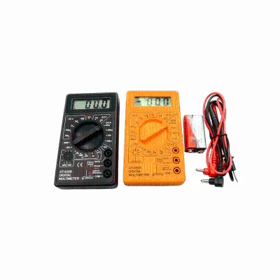 AI-KSEN DT830 Digital Multimeter Set for Measuring Voltage, Resistance, Two/three Transistor with Battery Probe, High Precision
