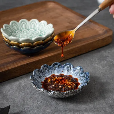 Japanese Sunflower-flavored Dish, Home Dipping Sauce Dish, Restaurant Mustard Sauce Dish, Tomato Sauce Seasoning Dish