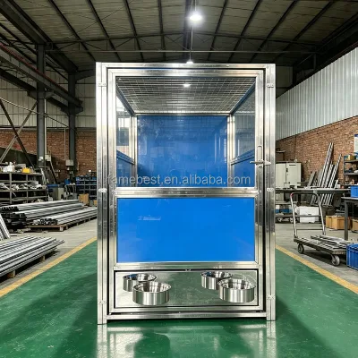 Privacy Panel Dog Kennels Are Available in Multiple Color Blue Green Gray