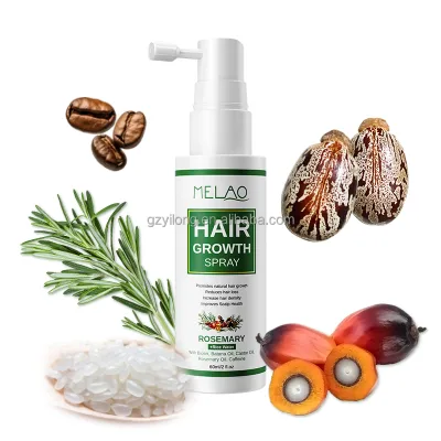 MELAO Hair Growth Spray Leave in No Wash Rice Water Hair Growth Oil Spray for Unisex Hair Fuller Serum