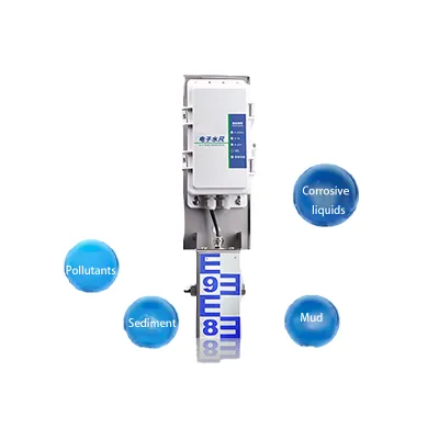 CORROSION RESISTANT ELECTRONIC DIGITAL RESERVOIR HYDROLOGICAL STATION WIRELESS IOT MONITORING WATER LEVEL SCALE GAUGE SENSOR