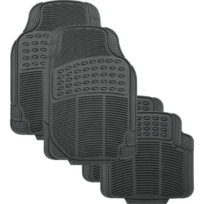 Universal 4 pieces car mat rubber car floor mat