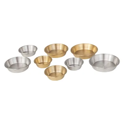China Quality Wholesale Kitchen Cheap Serving Dishes Stainless Steel Dinner Plates Stainless Steel Sauce Dish Set