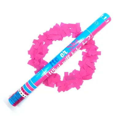 Amazing Baby Gender Reveal Party Decorations Blue and Pink Biodegradable Flameproof Party Popper Confetti