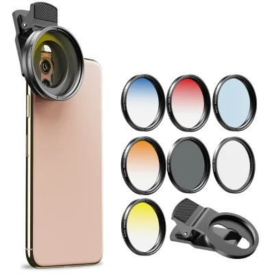 Camera Photo & Accessories OEM 37mm 52mm Filters Universal Clip-on Photography CPL ND Gradual Color Filter Kit