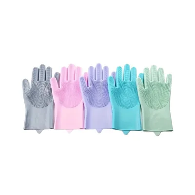Pet Bathing Gloves Shower Cleaning Brush for Gentle Grooming and Bathing of Dogs Cats and Other Pets