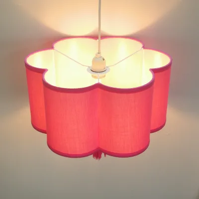 Pendant Lamp /Fabric Lampshade /Petal Shade