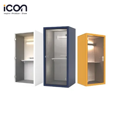 Modern Indoor Portable Studio Office Pod Work Sound Proof Mobile Soundproof Single Person Office Pods