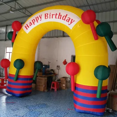 Customized Size Inflatable Toys Commercial Grade Cartoon Inflatable Advertising Archways Door Inflatable Party Arch for Events