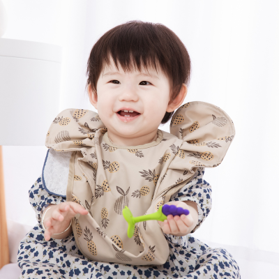 Mess Proof Baby Bib Waterproof Bib for Baby Boy or Girl Reusable Baby Food Bibs