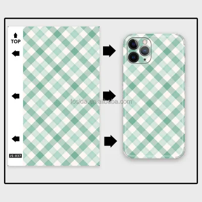 Sell Well 3D Relief Varnish Mobile Phone Back Film/Phone Wrap Skin/Colorful Phone Back Sticker