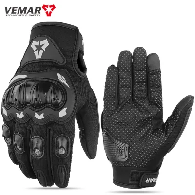 Motorcycle Gloves Men Winter Short Waterproof Touch Screen Daily Use Custom Logo Sizes