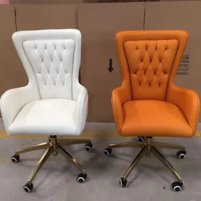 2025 New Light Luxury Dining Chair Home Computer Comfortable Study Back Office Lift Swivel Chair