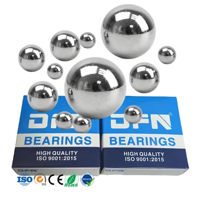 DFN Brand 0.4mm 0.6mm 1mm 1.5mm 2mm 2.5mm 3mm 4mm 4.5mm 4.76mm 5mm Precision Bearing Ball Steel Ball Manufacturer Factory