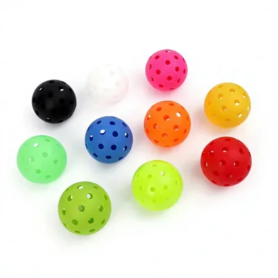 Pickleballs 26-hole and 40-hole TPE Injection-molded 72x74mm for Indoor Outdoor Professional Play Direct From the Manufacturer