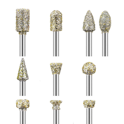 Diamond Burr Diamond Burr Bits Diamond Grinding Head Burrs Bits Set