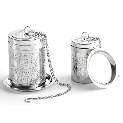 New Design Barrel Shape Chain Hanging Type Tea Infuser