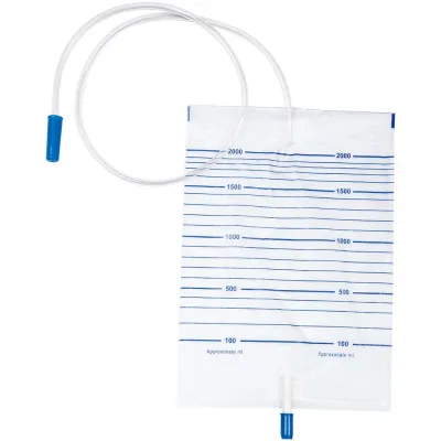 1000 1500 2000ml Other Medical Sterile Urine Collection Bag Male Silicone Leg Urine Bag