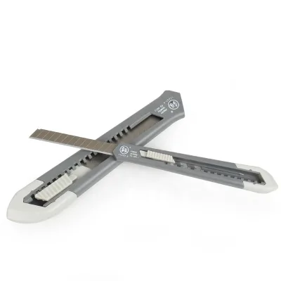 Auto-lock 18mm Pocket Utility Knife with High Carbon Steel Blade Full Plastic for DIY OEM Customization Supported