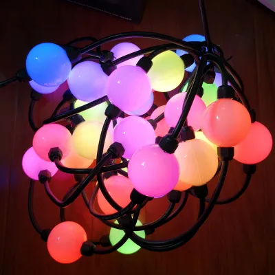 Waterproof Full Color Dmx Rgb Led Ball Hanging Ball Light Led Balls Waterproof